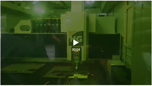 上；；6尊龙旗舰厅超高功率激光切割机埃森展现场切割视频