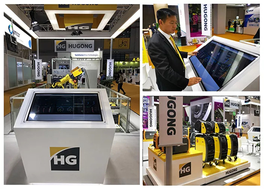 进博会首日Z6尊龙旗舰厅意大利CEA展位展品智能焊接与切割云系统