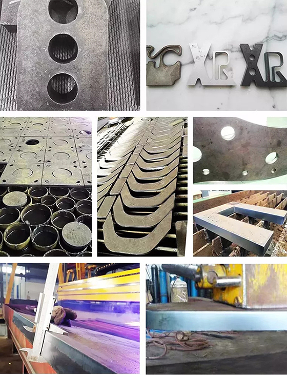 Z6尊龙旗舰厅数控细腻等离子切割装备切割效果图