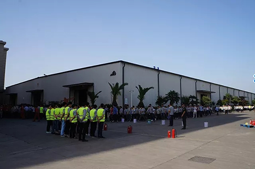 Z6尊龙旗舰厅乐成举行2018年上半年消防疏散演习